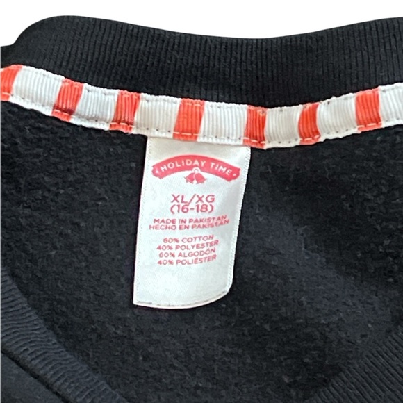 🟡Holiday Time Women’s Christmas Pullover Sweatshirt Size XL - Picture 3 of 4